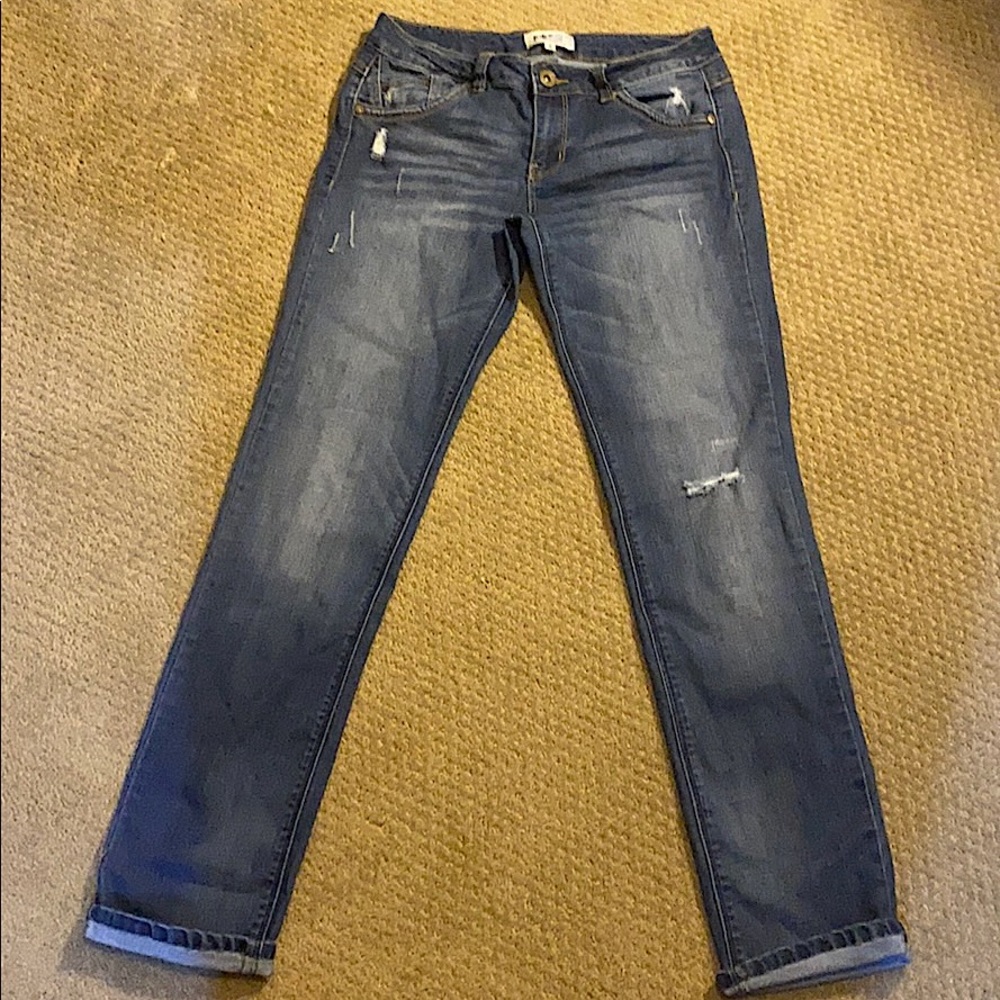 Jolt Jeans Blue Denim Wash Distressed size 3